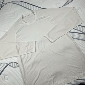 Lululemon Metal Vent Tech T-Shirt Men XL Long Sleeve White Performance Gym